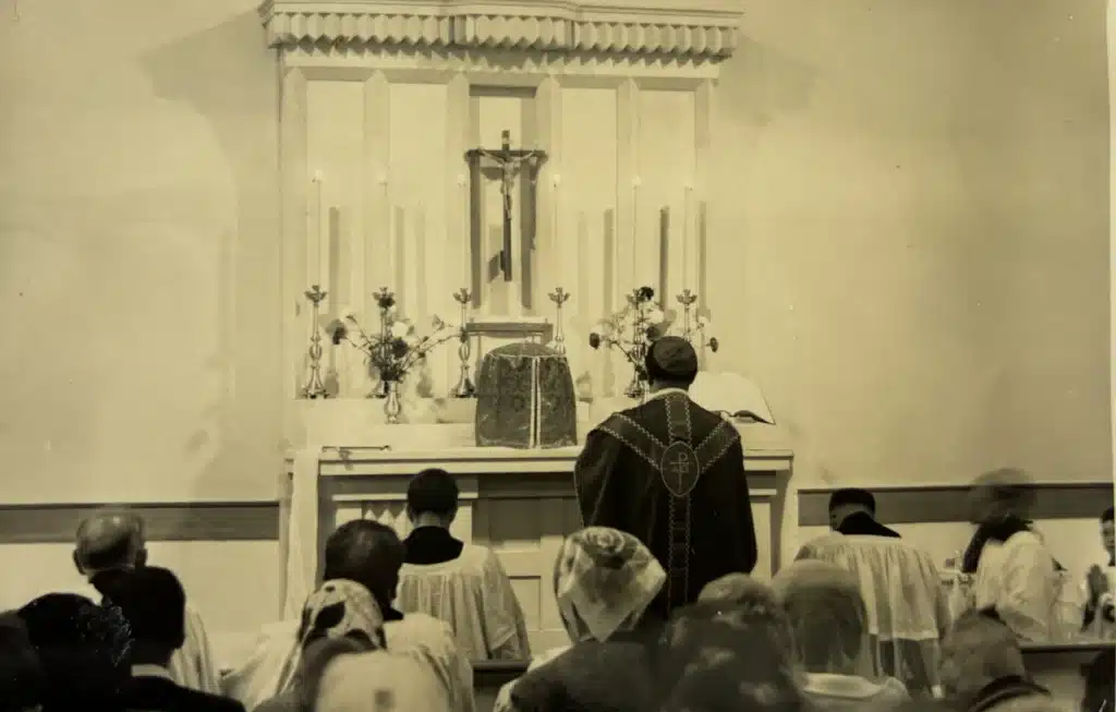 Mass celebrated by Bishop Rudderham