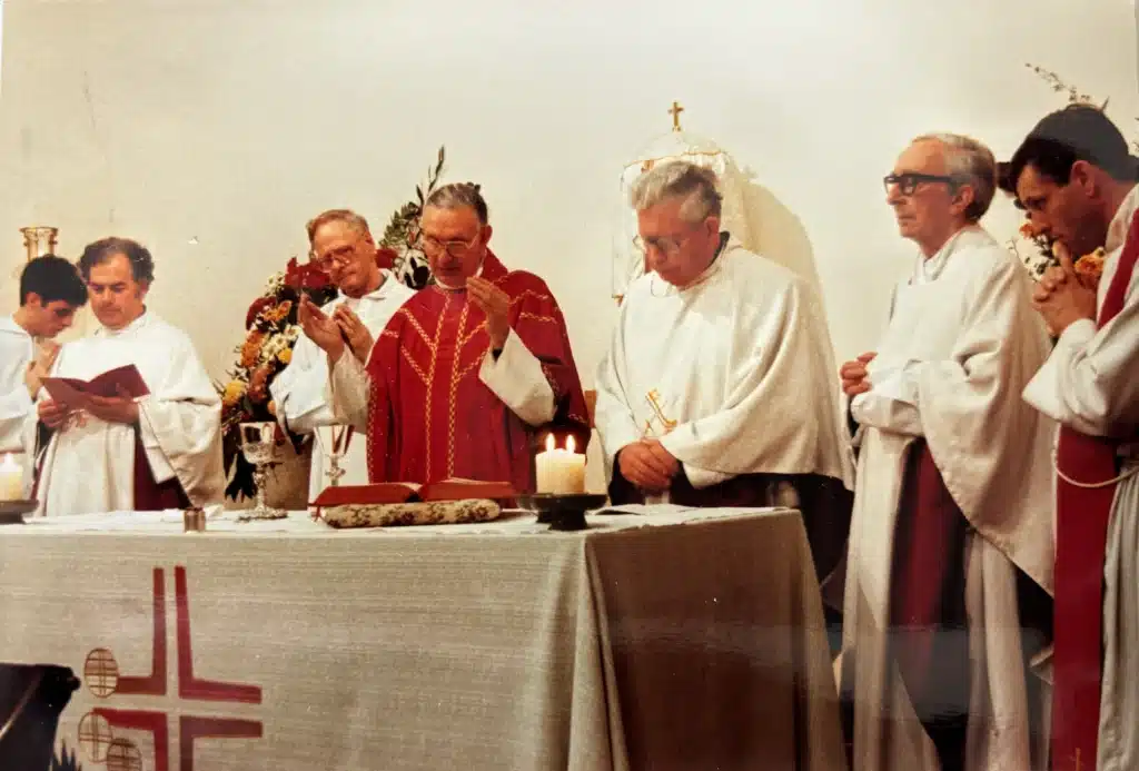 Bishop Alexander celebrates a confirmation Mass